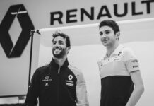 Первая совместная фотография гонщиков Renault в 2020-м Daniel Ricciardo, Esteban Ocon