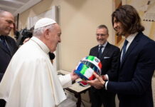 Папа Римский встретился с Антонио Джовинацци Papa Francesco, Antonio Giovinazzi
