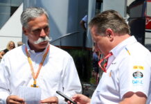 Команды получат 100% призовых Chase Carey, Zak Brown