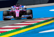 Штирия-2020: Перес лидирует в первой тренировке Sergio Perez