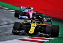 В Renault подали протест против Racing Point Daniel Ricciardo