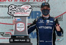 McLaren упустил победу в IndyCar за два круга до финиша Felix Rosenqvist