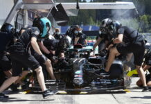 Россия-2021: DHL Fastest Pit Stop Award — Лучший пит-стоп у Mercedes Valtteri Bottas, pit stop