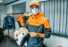 Ландо Норрис подарил гоночный шлем 6-летней девочке Lando Norris