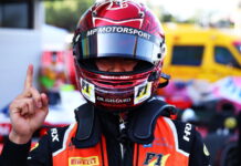 Мацусита выиграл гонку с 18-й стартовой позиции Nobuharu Matsushita