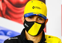 Окон потеряет три места на старте Esteban Ocon