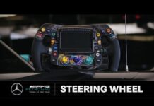 Как работает руль на машине Mercedes