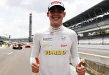 Йос Ферстаппен болеет за Ринуса ВиКея Rinus VeeKay