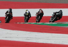 Гонку остановили из-за разрушительной аварии warm up MotoGP