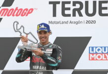 Морбиделли выиграл благодаря падению Накагами Franco Morbidelli