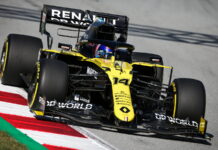 Фернандо Алонсо завершил съёмочный день в Барселоне Fernando Alonso