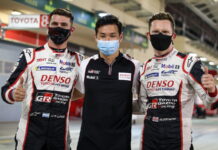 Конвей и Лопес выиграли последнюю квалификацию сезона Jose Maria Lopez, Kamui Kobayashi, Mike Conway