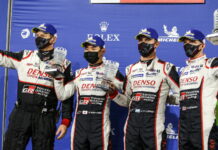 Майк Конвей, Камуи Кобаяши и Хосе-Мария Лопес последние чемпионы LMP1 Kamui Kobayashi, Jose Maria Lopez, Mike Conway