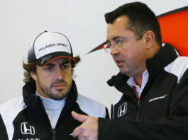 Fernando Alonso, Eric Boullier.