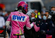 Стюарды не наказали Стролла, он сохранил первую позицию Lance Stroll