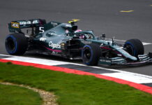 Первая обкатка Aston Martin в Сильверстоуне Sebastian Vettel