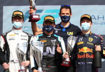 Победу в воскресной гонке одержал Гуанью Чжоу Dan Ticktum, Guanyu Zhou, Liam Lawson