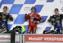 Баньяя начал карьеру в заводской Ducati с первого в карьере поула Fabio Quartararo, Francesco Bagnaia, Maverick Vinales