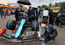 В Имоле пошёл дождь Fernando Alonso