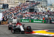Монако-2021: Точка самого серьёзного торможения Kimi Raikkonen, Monaco Grand Prix