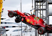 Поломка машины Леклера была следствием аварии Charles Leclerc
