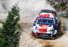 Тянак разбил подвеску, Эванс стал новым лидером Elfyn Evans