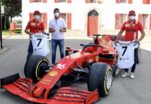 Леклер, Сайнс и Криштиану Роналду в Маранелло Charles Leclerc, Carlos Sainz