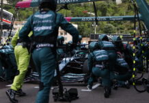 Aston Martin на Гран При Монако Lance Stroll