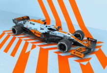 В Монако McLaren будет выступать в цветах Gulf Oil McLaren X Gulf Monaco livery 2021