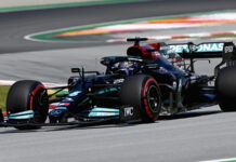 Испания-2021: Два Mercedes быстрее всех на второй тренировке Lewis Hamilton