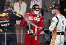 Монако-2021: Победа в Монако вывела Ферстаппена в лидеры сезона Max Verstappen, Carlos Sainz, Lando Norris