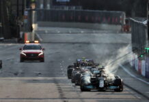 Палмер: Весь уик-энд свёлся к гонке из двух кругов Restart, Baku City Circuit