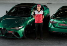 Райкконен тестирует Alfa Romeo Gulia GTA и GTAm Kimi Raikkonen a Balocco Proving ground