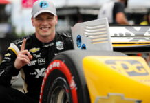 Ньюгарден выиграл поул с разницей в 0.0031 секунды Josef Newgarden