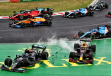 Джолион Палмер о коллизиях в первом повороте start of the race