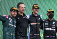 Будь в Ф1 медальный зачёт, впереди были бы британцы Sebastian Vettel, Esteban Ocon, Lewis Hamilton