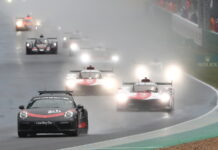 Ле-Ман: Гонка стартовала под дождём Le Mans