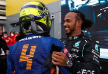 Россия-2021: Любопытная статистика Lando Norris, Lewis Hamilton