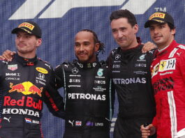 Max Verstappen, Lewis Hamilton, Carlos Sainz