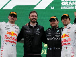 Max Verstappen, Valtteri Bottas, Sergio Perez