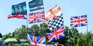 Crowd support for Sir Lewis Hamilton