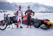 Заезды Макса Ферстаппена на ледовой трассе Franz Zorn, Max Verstappen