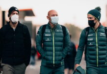 Марк Арнелл теперь работает с Феттелем в Aston Martin Sebastian Vettel, Mark Arnall, Antti Kontsas