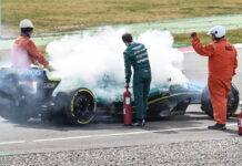 В Aston Martin тоже досрочно завершили тесты Sebastian Vettel