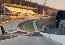 В Спа начали перекладывать асфальт Spa-Francorchamps, Belgian Grand Prix
