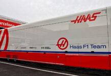 Haas может пропустить первый день тестов Haas F1 Team truck