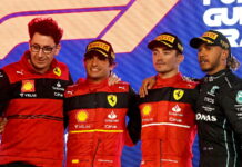 Бахрейн-2022: Ferrari сделала дубль, а Red Bull подвела машина Mattia Binotto, Carlos Sainz, Charles Leclerc, Lewis Hamilton