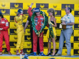 Alain Prost, Keke Rosberg, Nigel Mansell