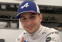 В Pirelli завершили первый день тестов Esteban Ocon
