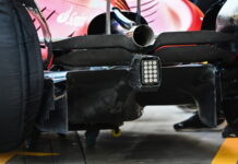 В Ferrari работают над новой версией днища The rear of the Ferrari F1-75